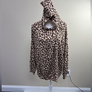 Leopard Print Women's Hoodie